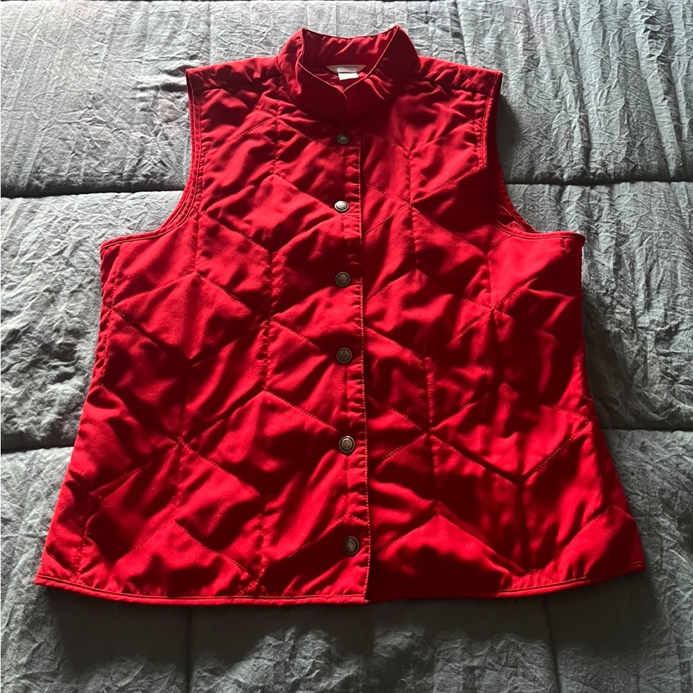 Christopher & Banks Red Vest